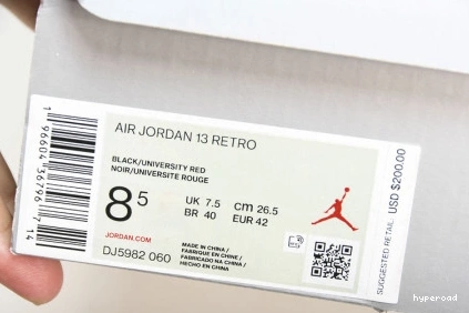 Hyperoad Air Retro Jordan 13 Flint” “Black 0719